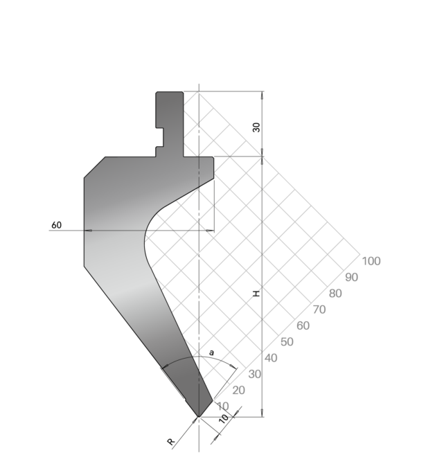 Gooseneck Punches 75° - Image 2