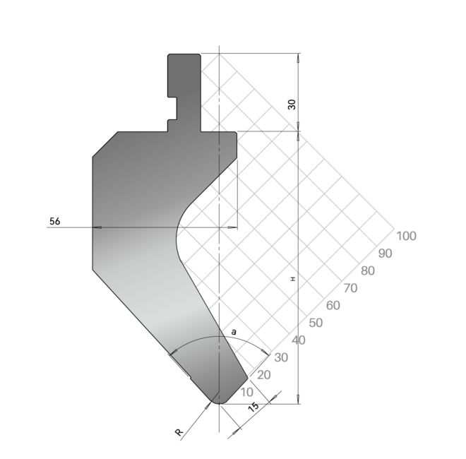 Gooseneck Punches 85° - Image 2