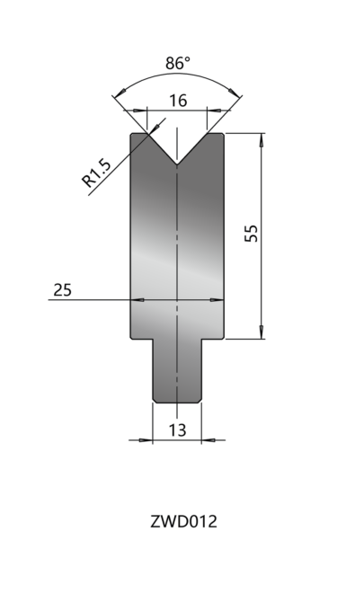 Die V=16mm - Image 2