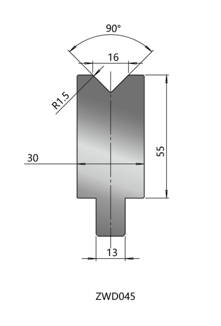 Die V=16mm - Image 3