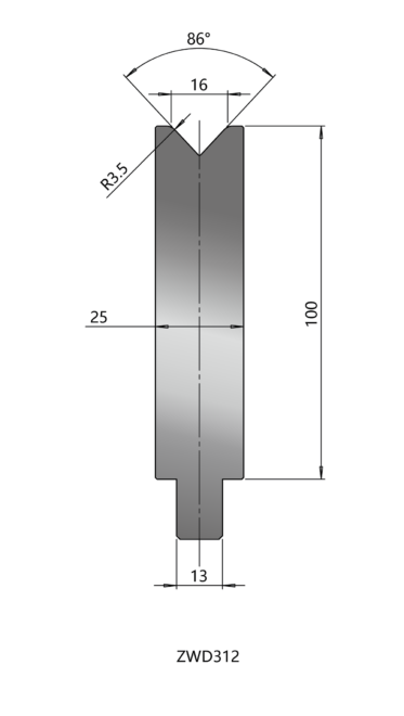 Die V=16mm - Image 5
