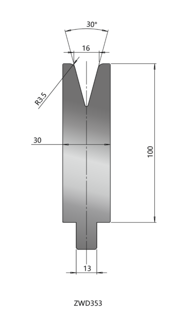 Die V=16mm - Image 7